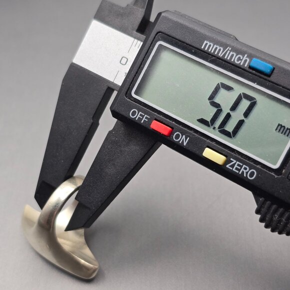 Sterling Silver Sculptural Ring | Modernist Mexico | Size 7 Statement VTG 15.8g - Picture 6 of 9